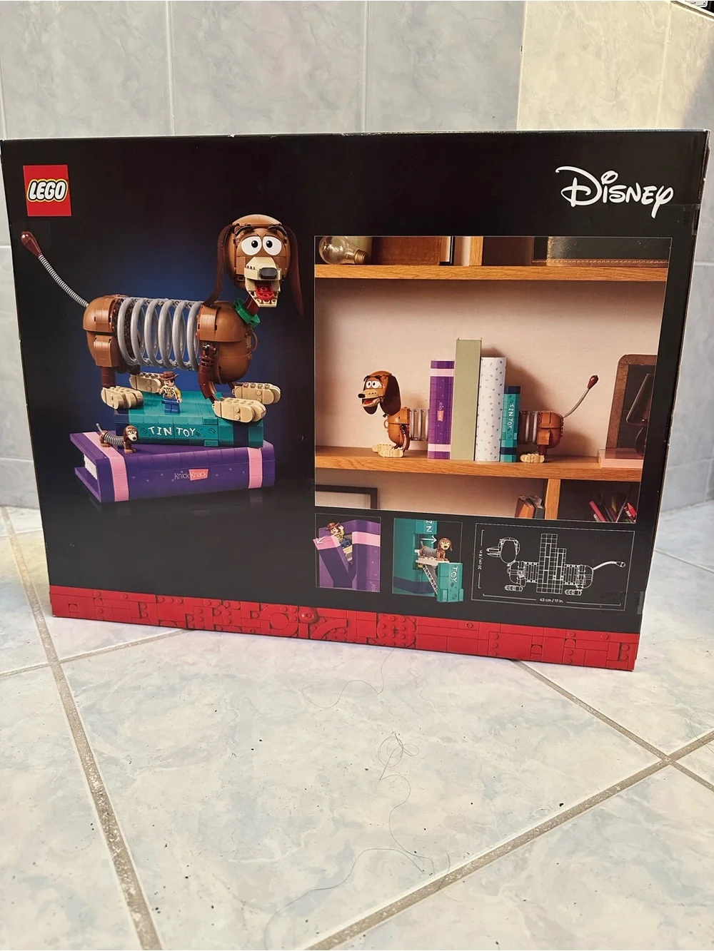 Sealed Lego Disney Pixar Toy Story Slinky Dog Bookends Set 43301